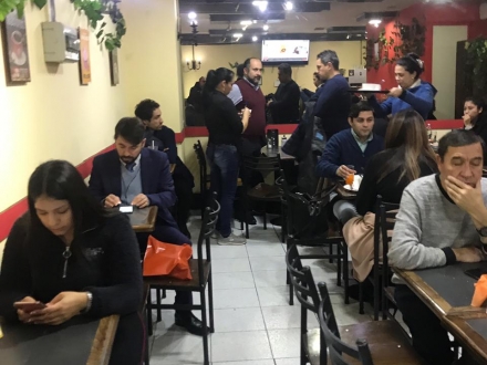 Cafeteria en Hurfanos Santiago