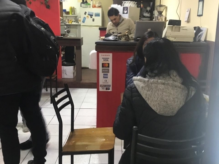 Cafeteria en Hurfanos Santiago